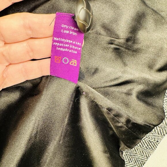 Dark Academia blazer women Lace Small Grey Coupé - Picture 12 of 12